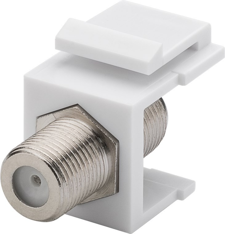 Goobay Keystone Modul SAT/Antenne - 16,2 mm Breite, F-Buchse > F-Buchse Goobay Keystone Modul SAT/Antenne - 16,2 mm Breite, F-Buchse > F-Buchse von Goobay