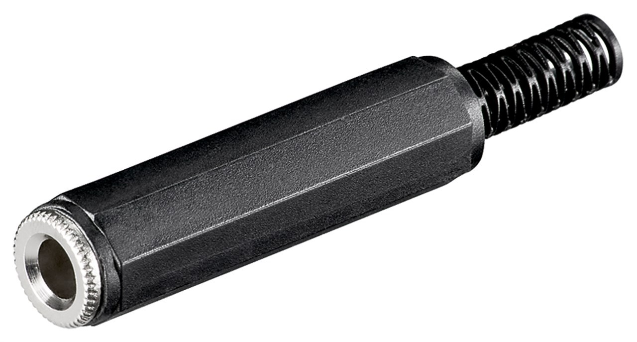 Goobay Klinkenkupplung - 6,35 mm - stereo - 6,35-mm-Klinkenbuchse (3-polig, stereo) von Goobay