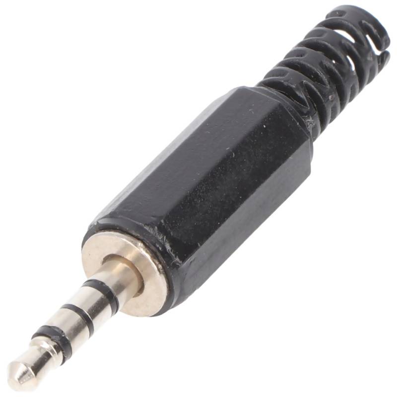 Goobay Klinkenstecker - 3,5 mm - stereo - 3,5-mm-Klinkenstecker (4-polig, stereo) von Goobay