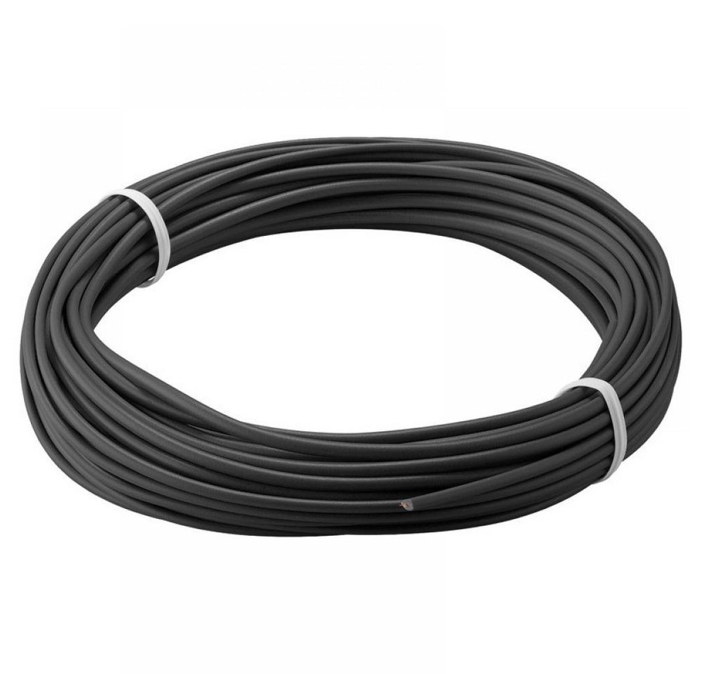 Goobay Kupferlitze isoliert, 1x0,14mm, 10m - Farbe: schwarz Elektro-Kabel, (1000 cm) Goobay Kupferlitze isoliert, 1x0,14mm, 10m - Farbe: schwarz Elektro-Kabel, (1000 cm) von Goobay