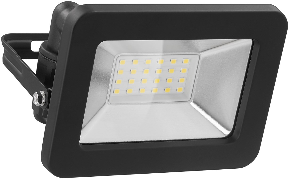Goobay LED-Außenstrahler, 20 W - mit 1700 lm, neutralweißem Licht (4000 K) und M16-Kabelverschraubung, für den Außeneinsatz geeignet (IP65) von Goobay