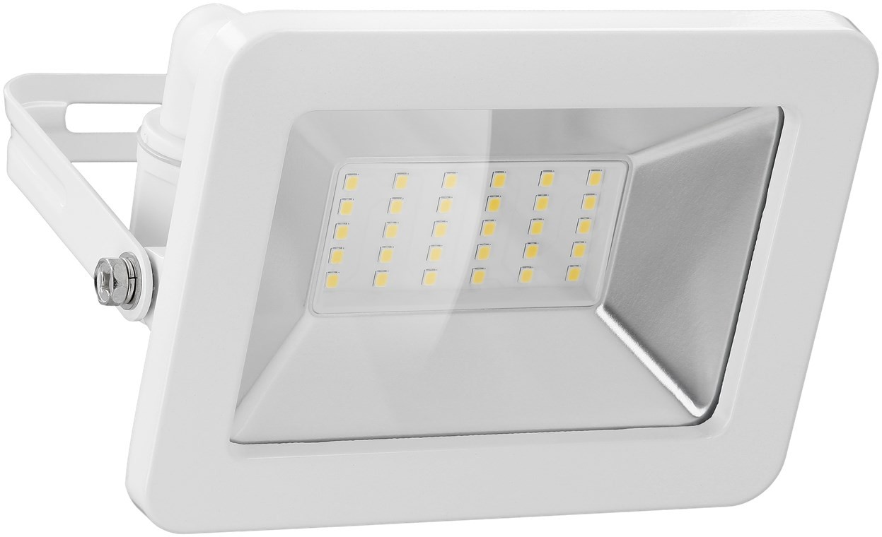 Goobay LED-Außenstrahler, 30 W - mit 2550 lm, neutralweißem Licht (4000 K) und M16-Kabelverschraubung, für den Außeneinsatz geeignet (IP65) von Goobay