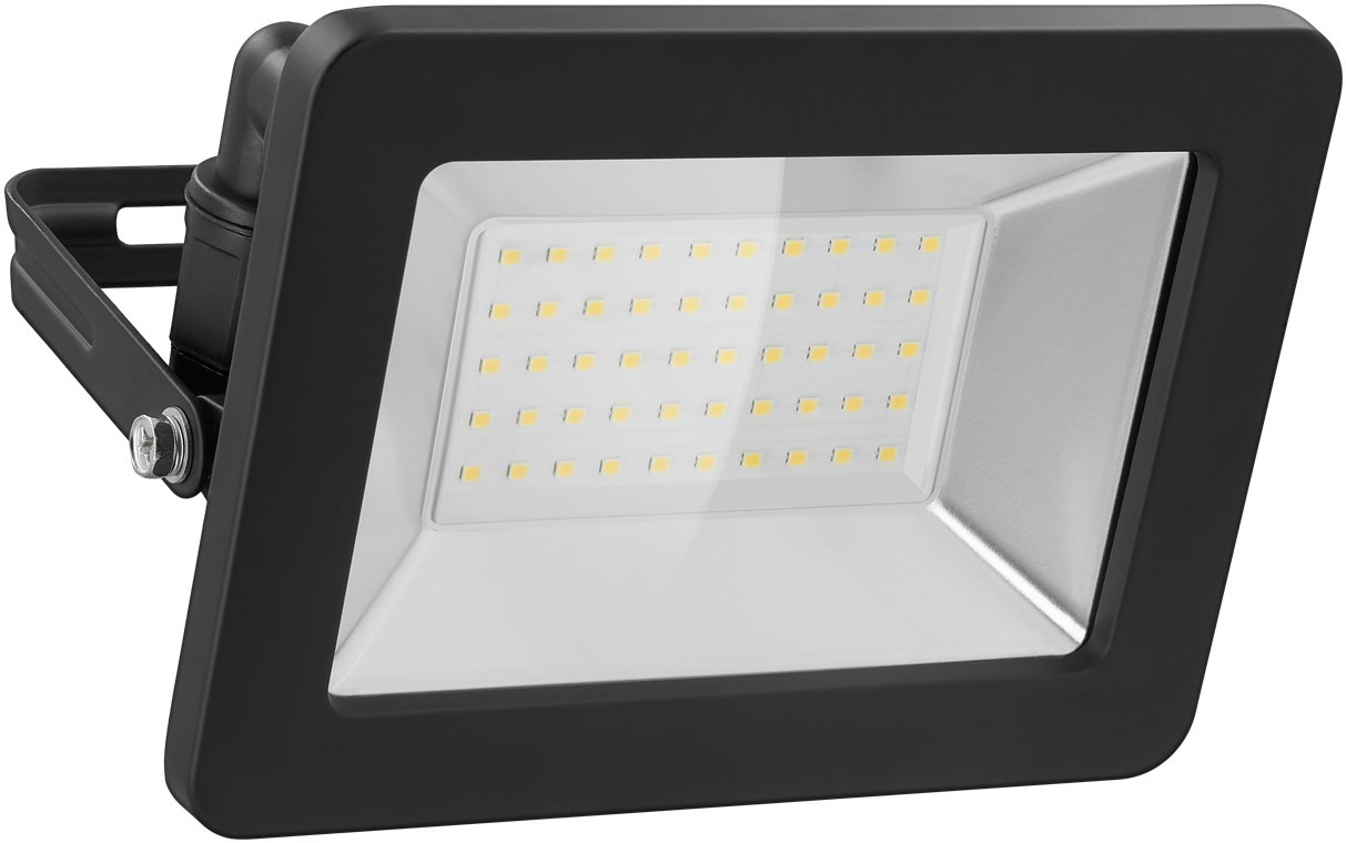 Goobay LED-Außenstrahler, 50 W - mit 4250 lm, neutralweißem Licht (4000 K) und M16-Kabelverschraubung, für den Außeneinsatz geeignet (IP65) von Goobay