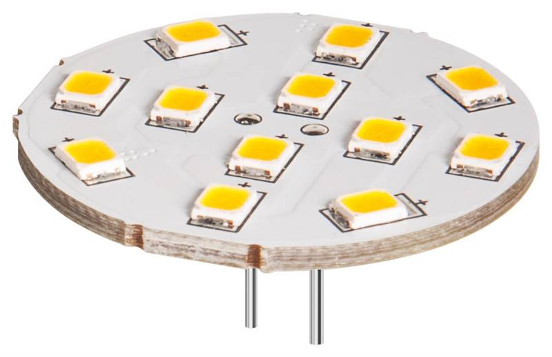 Goobay LED Tellerstrahler, 2 W - Sockel G4, ersetzt , warmweiß, nicht dimmbar von Goobay