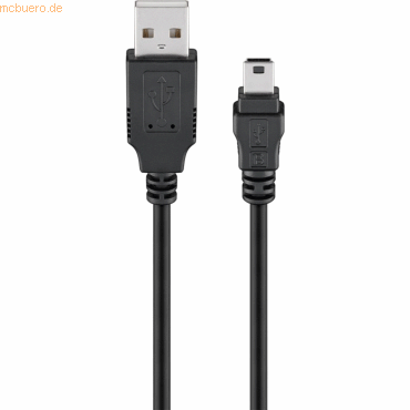 Goobay Ladekabel 46712 Mini-USB 1m schwarz Goobay Ladekabel 46712 Mini-USB 1m schwarz von Goobay