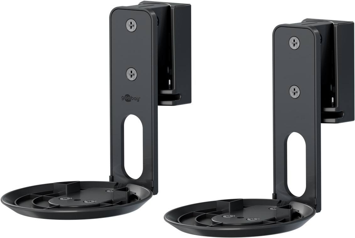 Goobay Lautsprecher-Wandhalterung Modern Era 1 Flex, schwarz - 2 Stück, kompatibel mit dem Sonos Era 100, schwenkbare und neigbare Lautsprecherhalterung Goobay Lautsprecher-Wandhalterung Modern Era 1 Flex, schwarz - 2 Stück, kompatibel mit dem Sonos Era 100, schwenkbare und neigbare Lautsprecherhalterung von Goobay
