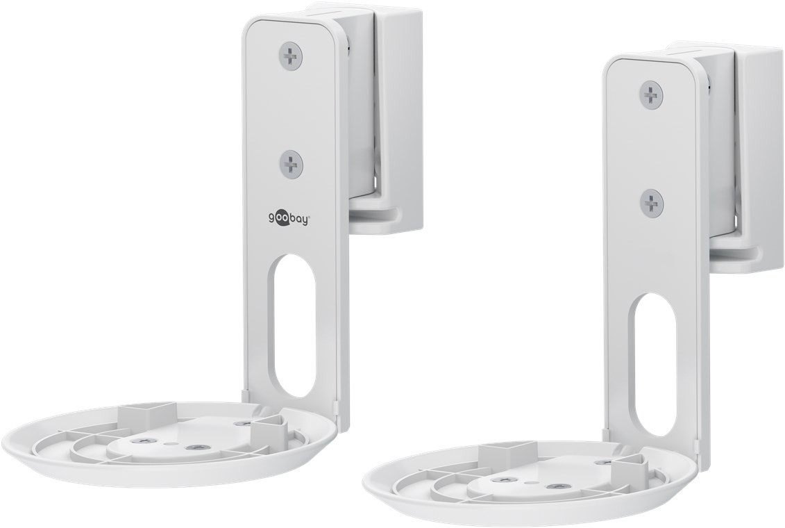 Goobay Lautsprecher-Wandhalterung Modern Era 1 Flex, weiß - 2 Stück, kompatibel mit dem Sonos Era 100, schwenkbare und neigbare Lautsprecherhalterung Goobay Lautsprecher-Wandhalterung Modern Era 1 Flex, weiß - 2 Stück, kompatibel mit dem Sonos Era 100, schwenkbare und neigbare Lautsprecherhalterung von Goobay