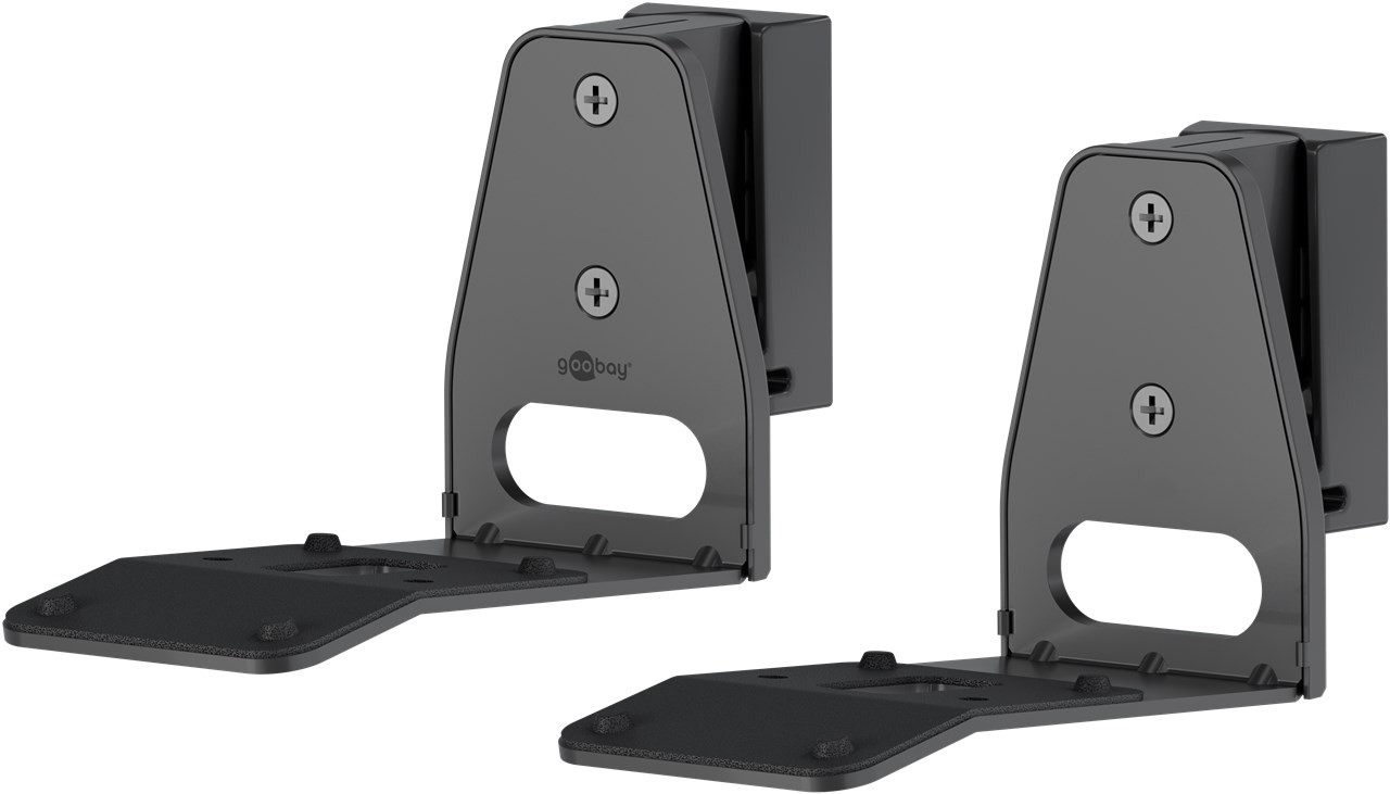 Goobay Lautsprecher-Wandhalterung Modern Era 3 Flex, schwarz - 2 Stück, kompatibel mit dem Sonos Era 300, sichere und dezente Lautsprecherhalterung Goobay Lautsprecher-Wandhalterung Modern Era 3 Flex, schwarz - 2 Stück, kompatibel mit dem Sonos Era 300, sichere und dezente Lautsprecherhalterung von Goobay