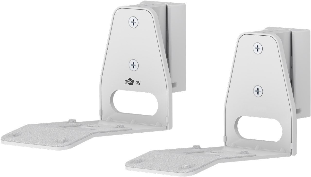 Goobay Lautsprecher-Wandhalterung Modern Era 3 Flex, weiß - 2 Stück, kompatibel mit dem Sonos Era 300, sichere und dezente Lautsprecherhalterung Goobay Lautsprecher-Wandhalterung Modern Era 3 Flex, weiß - 2 Stück, kompatibel mit dem Sonos Era 300, sichere und dezente Lautsprecherhalterung von Goobay