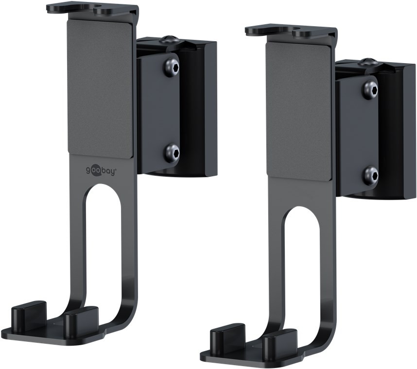 Goobay Lautsprecher-Wandhalterung One Sound Flex, schwarz - 2 Stück, kompatibel mit dem Sonos One und Sonos One SL, sichere und voll flexible Lautsprecherhalterung Goobay Lautsprecher-Wandhalterung One Sound Flex, schwarz - 2 Stück, kompatibel mit dem Sonos One und Sonos One SL, sichere und voll flexible Lautsprecherhalterung von Goobay