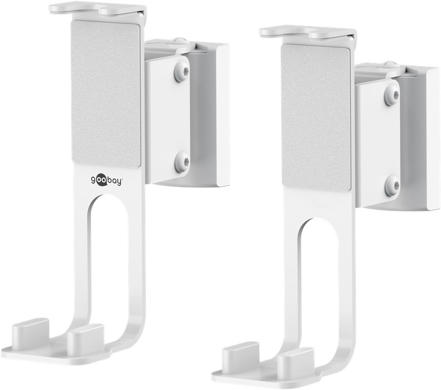 Goobay Lautsprecher-Wandhalterung One Sound Flex, weiß - 2 Stück, kompatibel mit dem Sonos One und Sonos One SL, sichere und voll flexible Lautsprecherhalterung Goobay Lautsprecher-Wandhalterung One Sound Flex, weiß - 2 Stück, kompatibel mit dem Sonos One und Sonos One SL, sichere und voll flexible Lautsprecherhalterung von Goobay