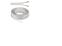 Goobay Lautsprecherkabel, weiß, CU, 10 m Rolle, Querschnitt 2 x 1.5 mm2, Eca, Sauerstofffreies Kupfer, 10 m, Weiß Goobay Lautsprecherkabel, weiß, CU, 10 m Rolle, Querschnitt 2 x 1.5 mm2, Eca, Sauerstofffreies Kupfer, 10 m, Weiß von Goobay