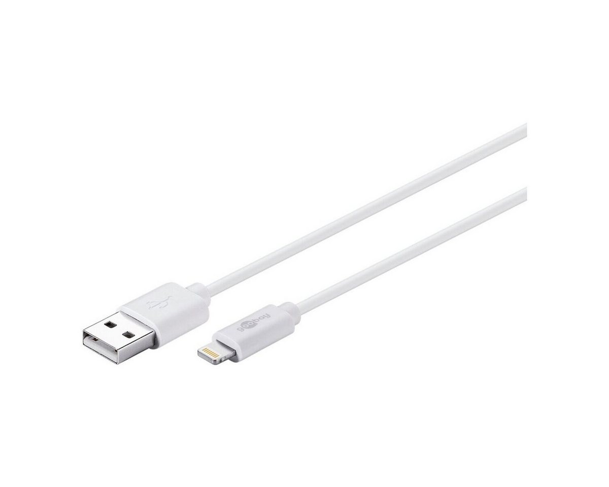 Goobay Lightningkabel, USB Typ-A / Apple Lightning-Stecker (8 Pin), DAT USB/Lightning (100 cm), für iPad von Goobay