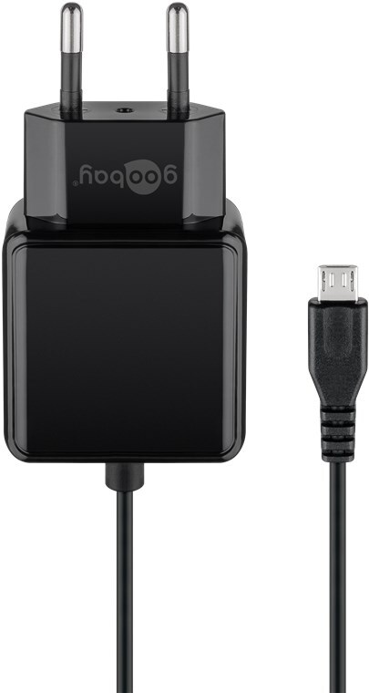Goobay Micro-USB Netzteil (15W) [u.a. für, Samsung Galaxy Serie, Sony, Huawei, LG, Xiaomi aber auch für Kleincomputer wie Rasperry.] von Goobay