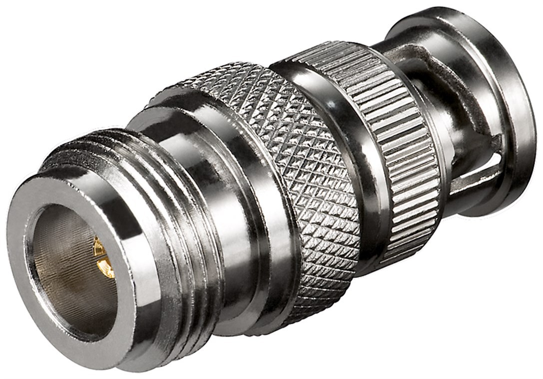 Goobay N-Kupplung > BNC-Stecker - mit vergoldetem Kontakt Goobay N-Kupplung > BNC-Stecker - mit vergoldetem Kontakt von Goobay