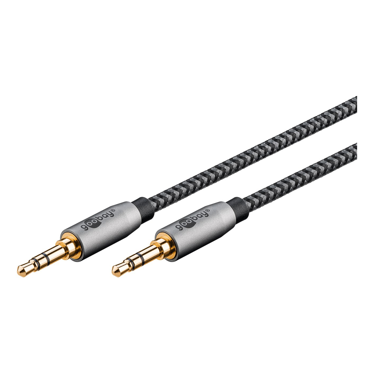 Goobay Plus Audioverbindungskabel 3,5mm Stereo, 0.5m Goobay Plus Audioverbindungskabel 3,5mm Stereo, 0.5m von Goobay