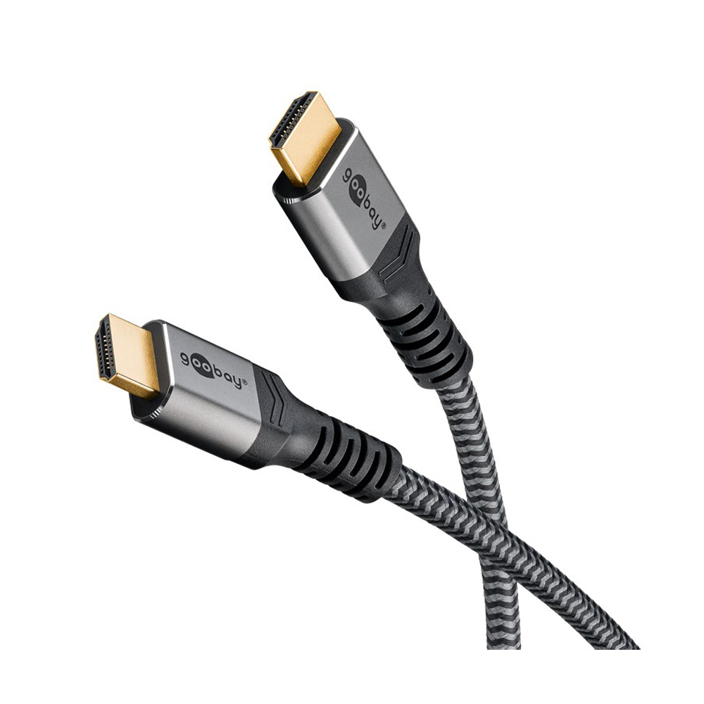 Goobay Plus High-Speed-HDMI™-Kabel mit Ethernet (4K@60Hz), 0.5m von Goobay