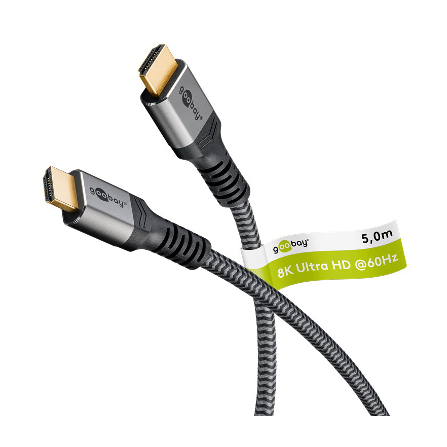 Goobay Plus Ultra High-Speed HDMI™-Kabel (8K@60Hz), 0.5m von Goobay