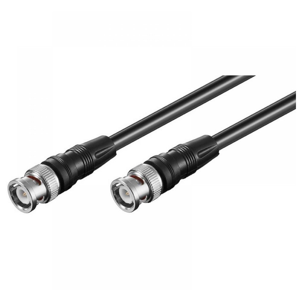 Goobay RG58 Kabel 50 Ohm BNC Stecker  BNC Stecker - Länge: 3,00 m Audio- & Video-Adapter, 300 cm von Goobay