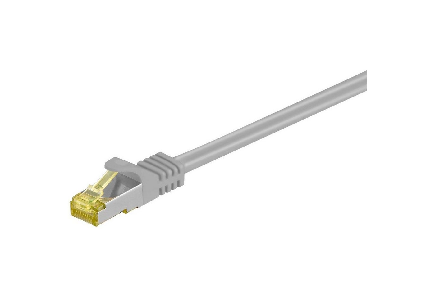 Goobay RJ-45 Patchkabel Cat 6.a S/FTP (PIMF), mit Cat.7 Rohkabel LAN-Kabel von Goobay