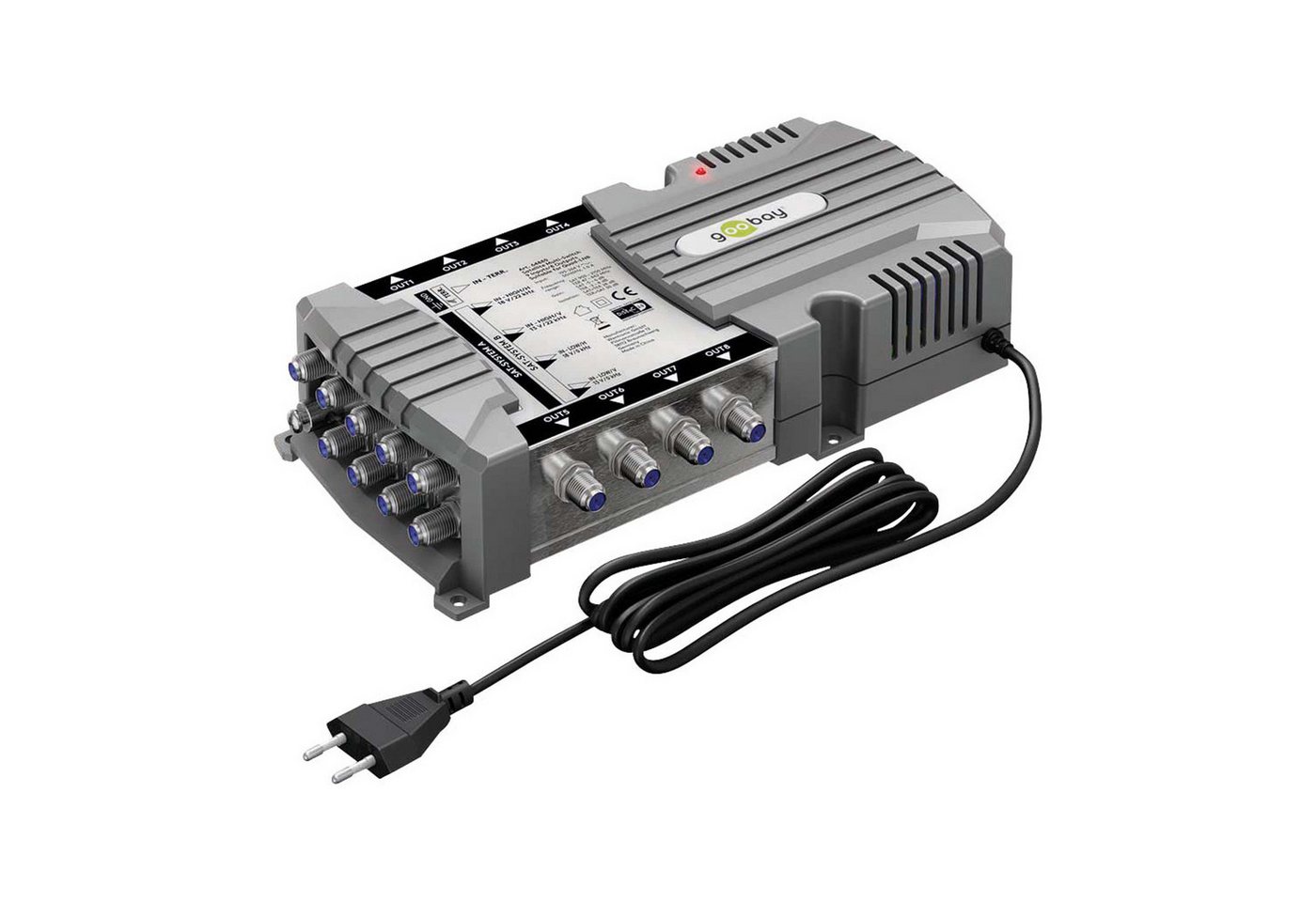 Goobay SAT-Multischalter GOOBAY SAT-Multischalter 64880, 9/8 Goobay SAT-Multischalter GOOBAY SAT-Multischalter 64880, 9/8 von Goobay