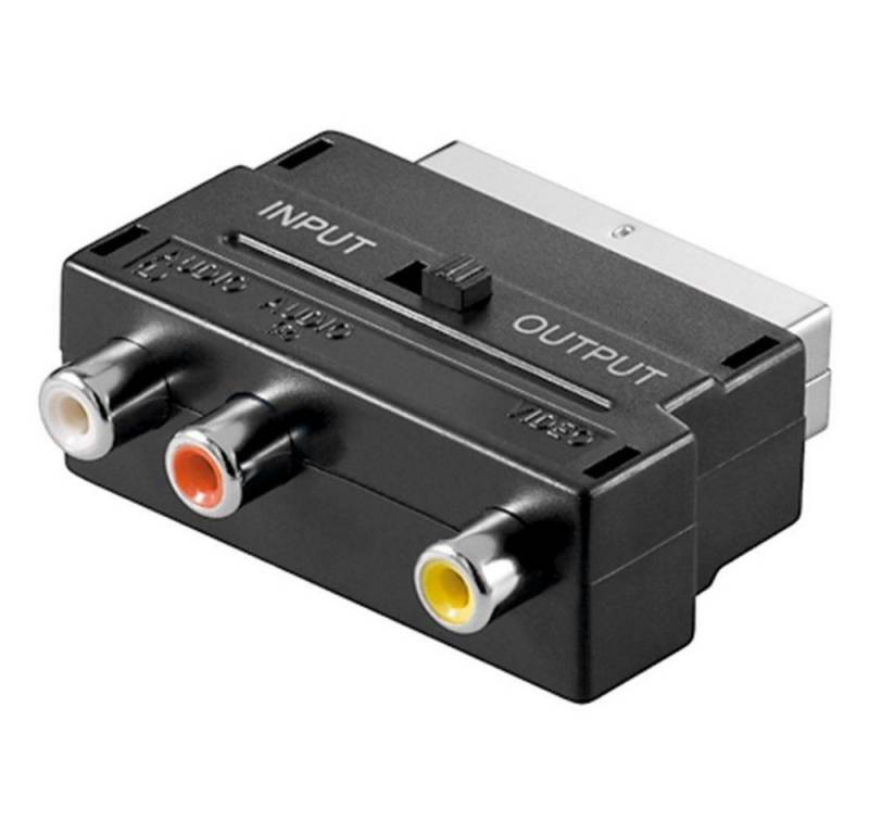 Goobay Scart-Adapter mit IN/OUT Umschalter Audio- & Video-Adapter von Goobay