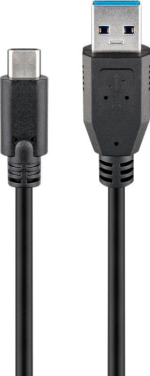 Goobay Sync & Charge Super Speed USB-C™ Smartphone-Kabel, USB 3.0 Typ A, USB Typ A, USB-C, USB Typ A, USB-C (100 cm) von Goobay