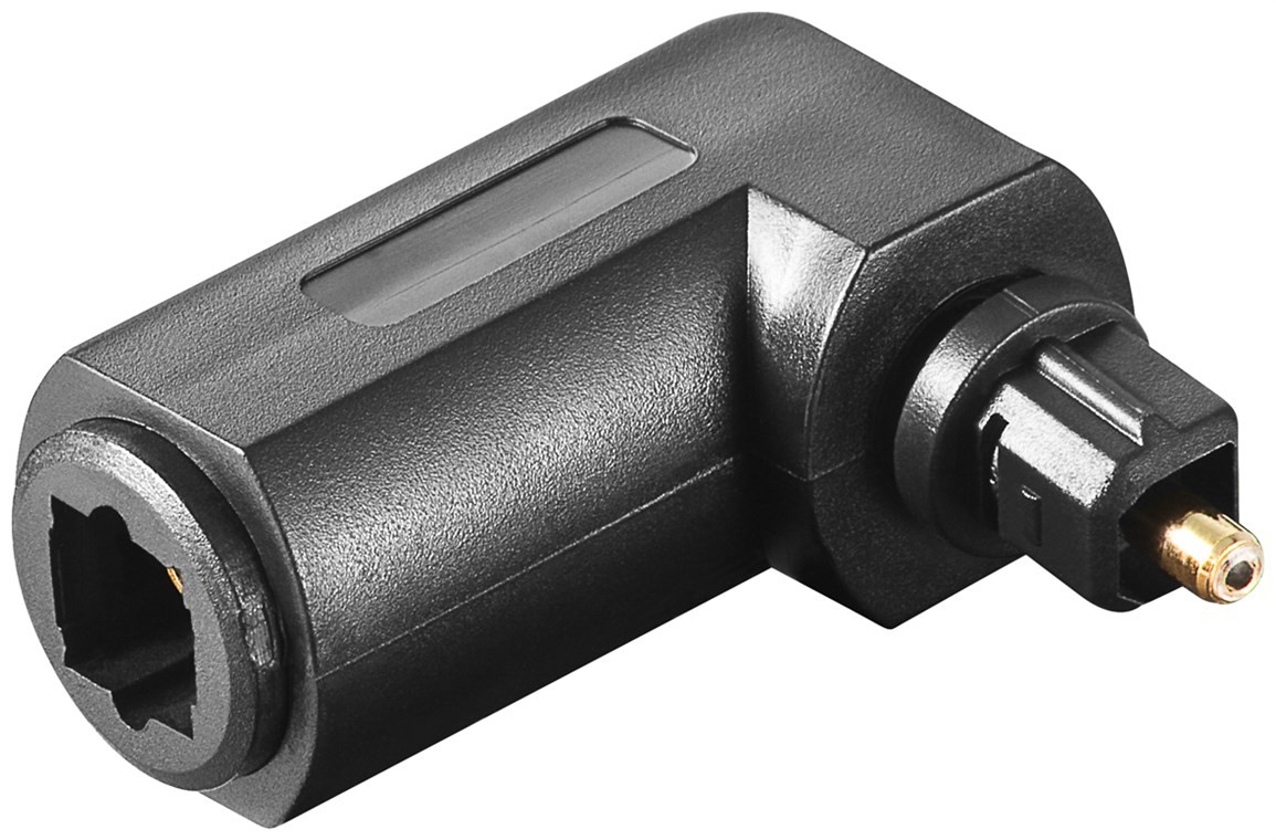 Goobay TOSLINK Digital Audio-Adapter 90° - Toslink-Stecker > Toslink-Kupplung Goobay TOSLINK Digital Audio-Adapter 90° - Toslink-Stecker > Toslink-Kupplung von Goobay