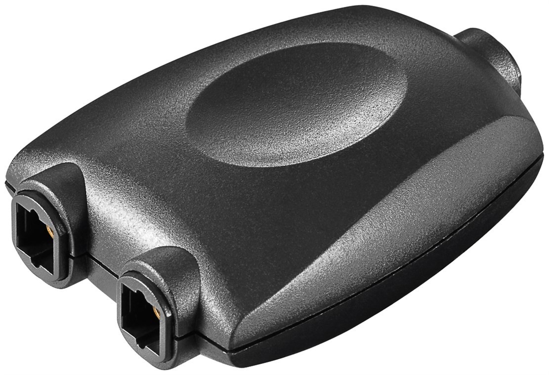 Goobay TOSLINK Digital Audio-Splitter 1 auf 2, schwarz - Toslink-Kupplung > 2x Toslink-Kupplung Goobay TOSLINK Digital Audio-Splitter 1 auf 2, schwarz - Toslink-Kupplung > 2x Toslink-Kupplung von Goobay