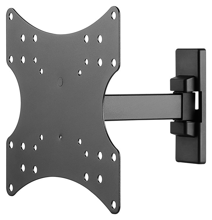 Goobay TV-Wandhalterung Basic FULLMOTION (S) - Halterung für Fernseher von 23 bis 42 Zoll (58-107cm), vollbeweglich (schwenkbar und neigbar) bis 20 kg von Goobay