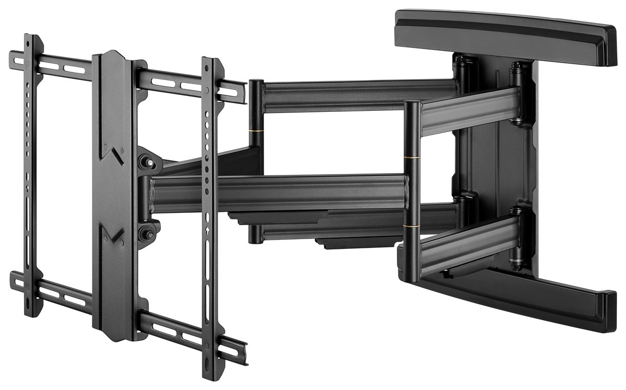 Goobay TV-Wandhalterung Pro FULLMOTION (L) wide Range - Halterung für Fernseher von 37 bis 70 Zoll (94-178 cm), vollbeweglich (schwenkbar und neigbar) bis 70 kg von Goobay