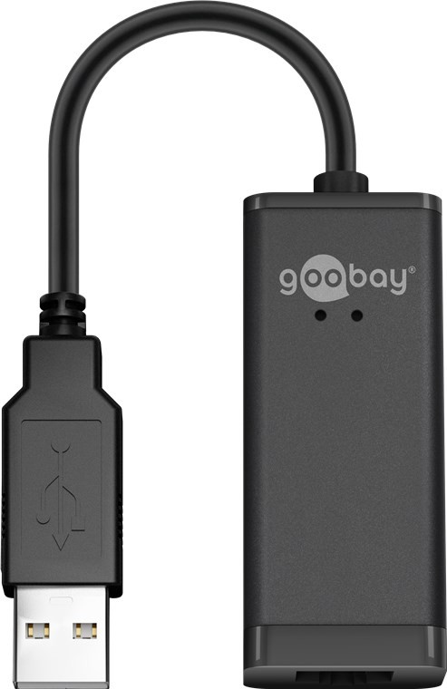 Goobay USB 2.0 Fast Ethernet Netzwerkkonverter - zum Anschluss eines PC/MAC mit USB-Anschluss an ein Ethernet Netzwerk Goobay USB 2.0 Fast Ethernet Netzwerkkonverter - zum Anschluss eines PC/MAC mit USB-Anschluss an ein Ethernet Netzwerk von Goobay
