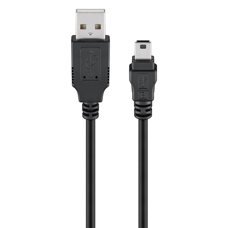 Goobay USB 2.0 Hi-Speed Kabel, Schwarz, 1,5m von Goobay