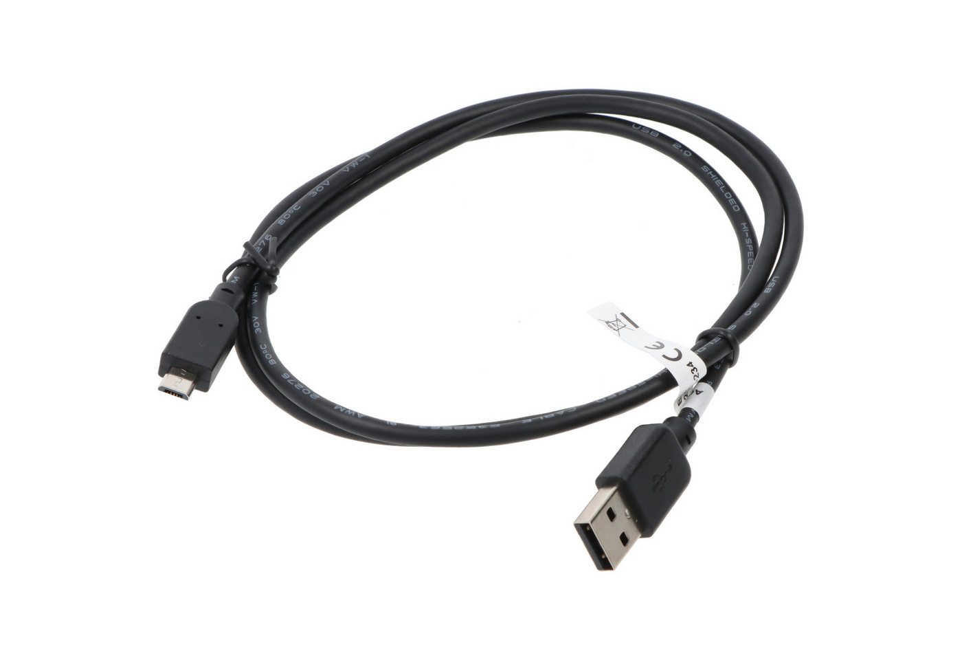 Goobay USB 2.0 Hi-Speed Kabel, Schwarz USB 2.0-Stecker (Typ A) > USB 2.0-Mic USB-Kabel von Goobay