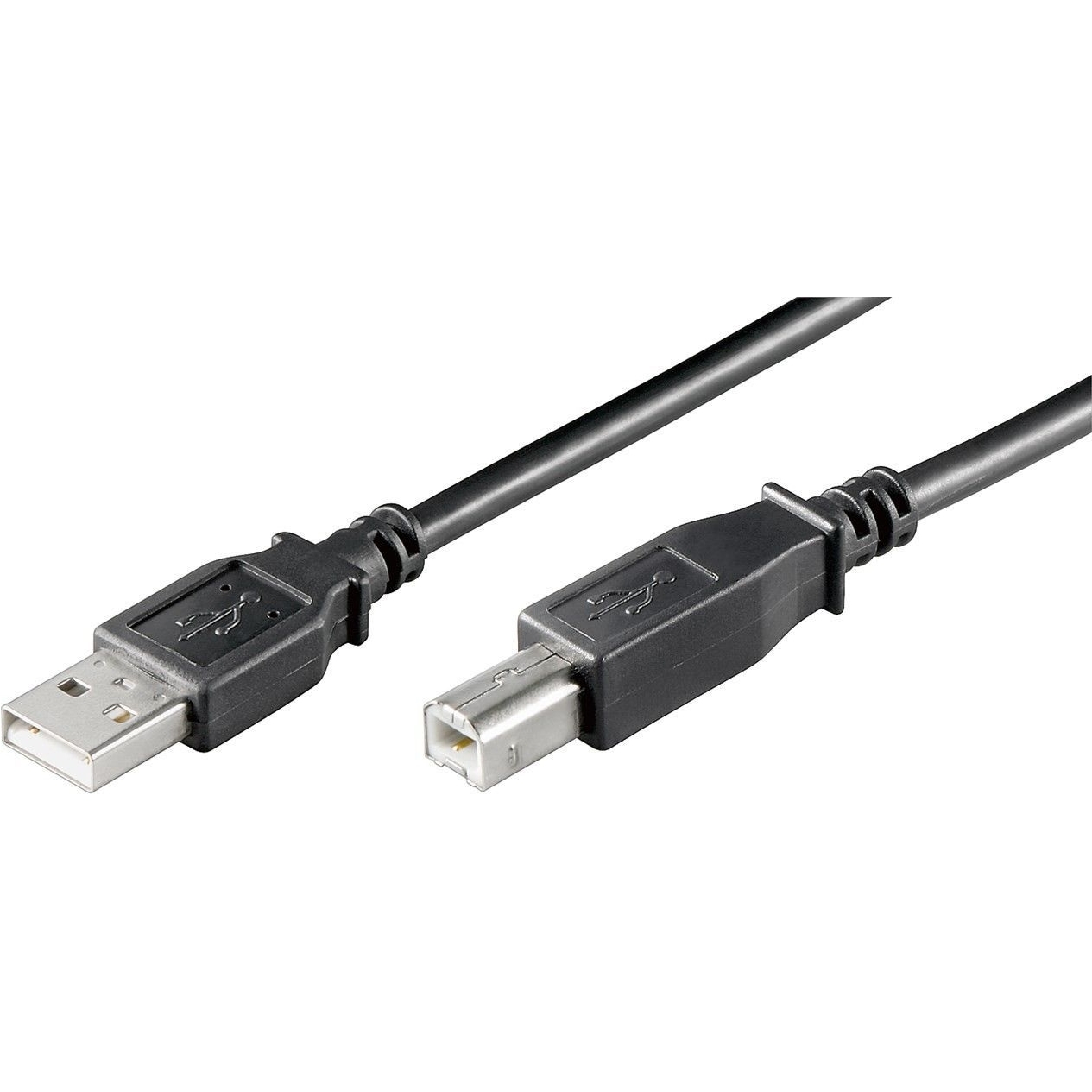Goobay USB 2.0 Hi-Speed Kabel 5 m, Schwarz USB 2.0-Stecker (Typ A) > USB 2.0-Stecker (Typ B) von Goobay