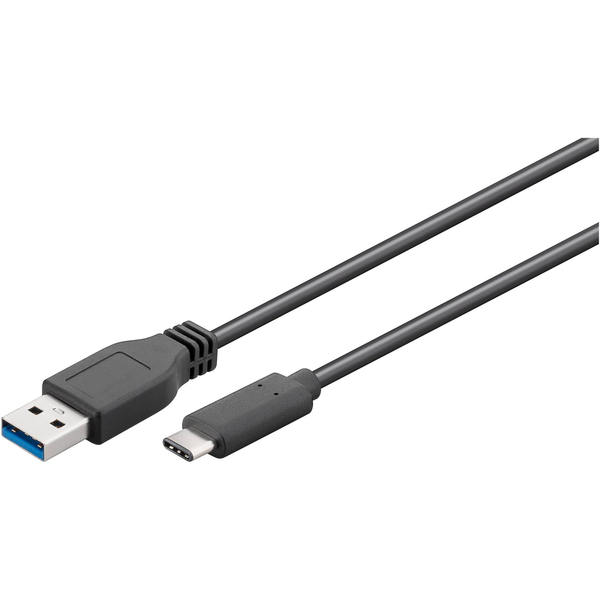 Goobay USB 3.0 SuperSpeed Kabel 3 m, USB 3.0-Stecker (Typ A) > USB-C™ Stecker [schwarz] von Goobay