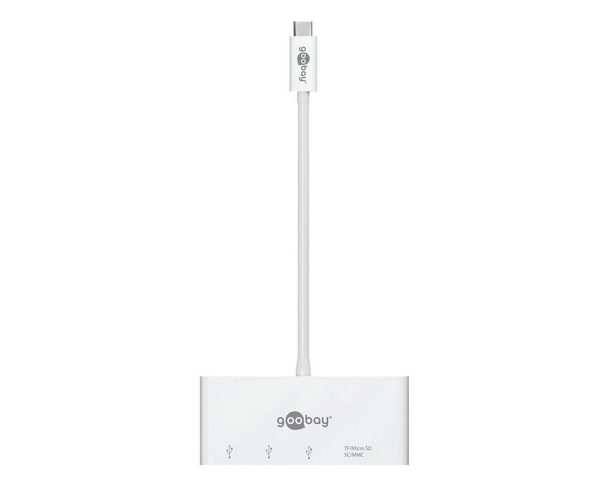 Goobay USB-Adapter, 15 cm, USB-C Multiport-Adapter Card Reader Goobay USB-Adapter, 15 cm, USB-C Multiport-Adapter Card Reader von Goobay