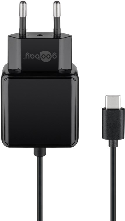 Goobay USB-C™ Netzteil 3,0A - universelles Ladegerät für viele Kleingeräte mit USB-CTM Anschluss. von Goobay