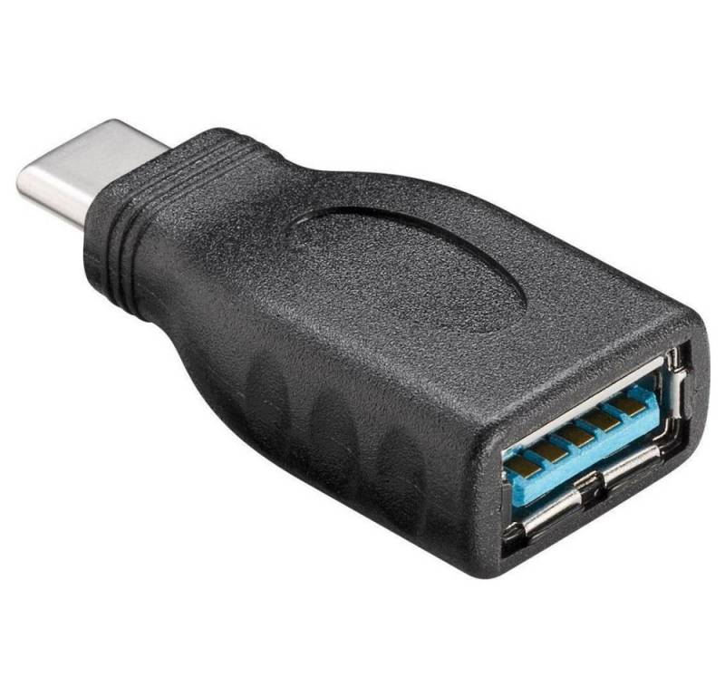 Goobay USB-C 3.0 Adapter, C Stecker - A Buchse, schwarz USB-Kabel von Goobay