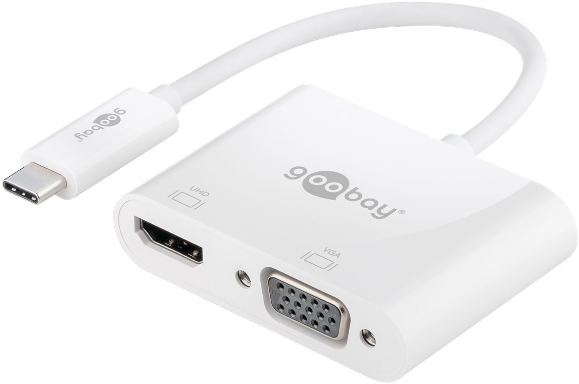 Goobay USB-C Multiport-Adapter HDMI+VGA Goobay USB-C Multiport-Adapter HDMI+VGA von Goobay