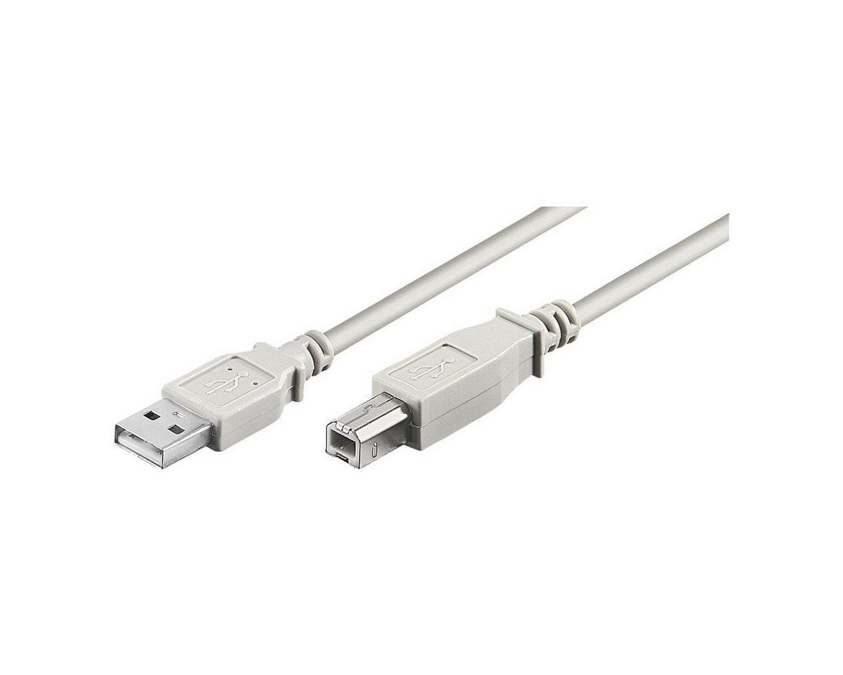 Goobay USB-Kabel, USB 2.0-Stecker (Typ A) / USB 2.0-Stecker (Typ B), Stecker (500 cm) von Goobay