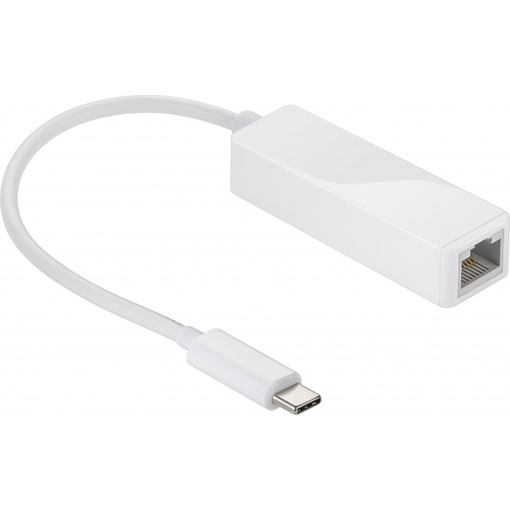 Goobay USB Typ-C (3.1) Adapter [USB Typ-C Stecker > RJ45-Buchse] von Goobay