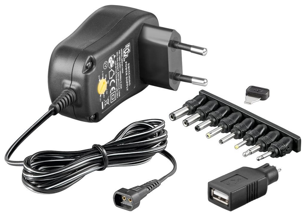 Goobay EcoFriendly Universal Netzteil 3-12 V m. 8 Adapter (600/1000/2250mA) Netzteil (Ausgang, Spannungsstufen: 12, 3, 4,5, 5, 6, 7,5, 9 V) Goobay EcoFriendly Universal Netzteil 3-12 V m. 8 Adapter (600/1000/2250mA) Netzteil (Ausgang, Spannungsstufen: 12, 3, 4,5, 5, 6, 7,5, 9 V) von Goobay