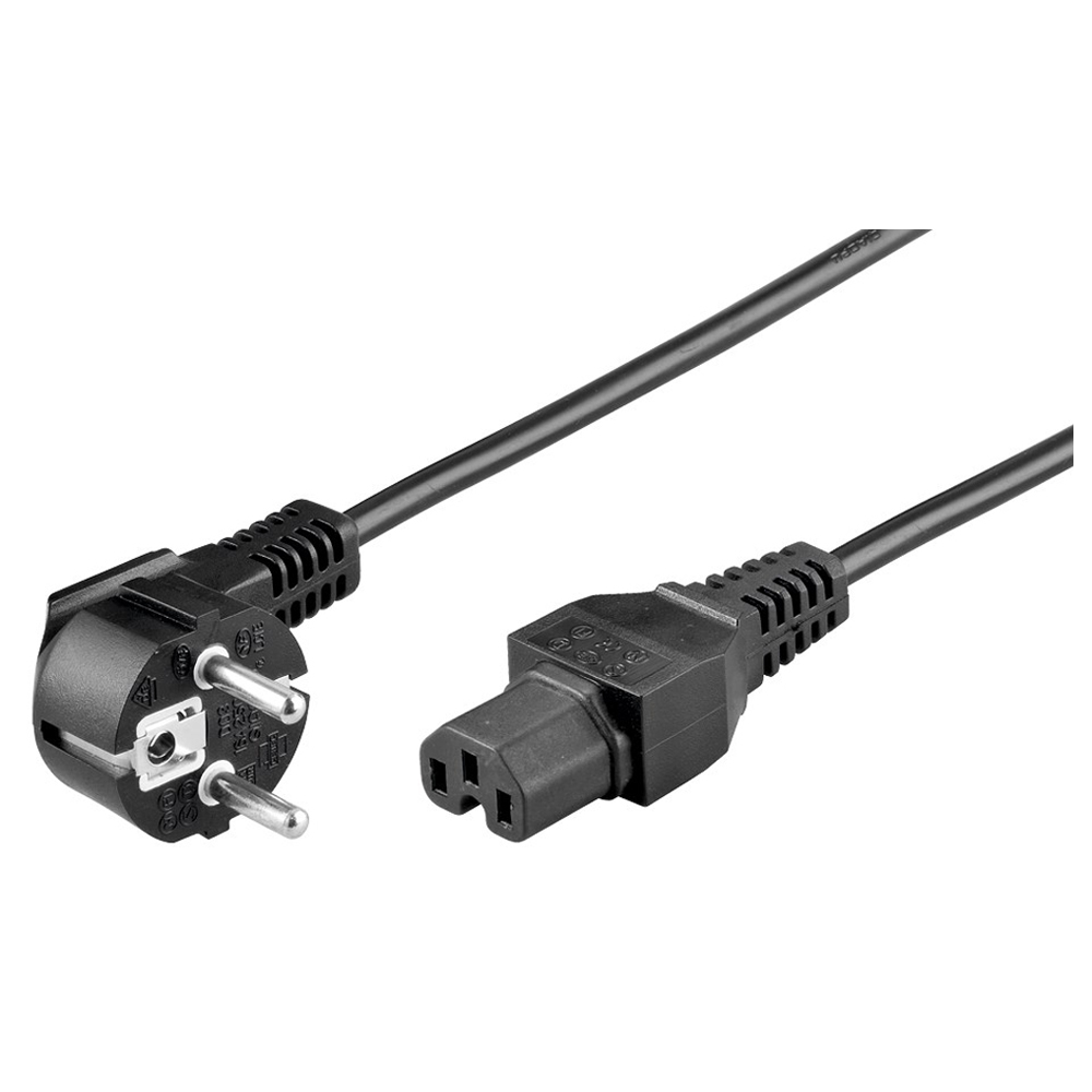 Goobay Warmgeräte Anschlusskabel, 2m, Schwarz Goobay Warmgeräte Anschlusskabel, 2m, Schwarz von Goobay