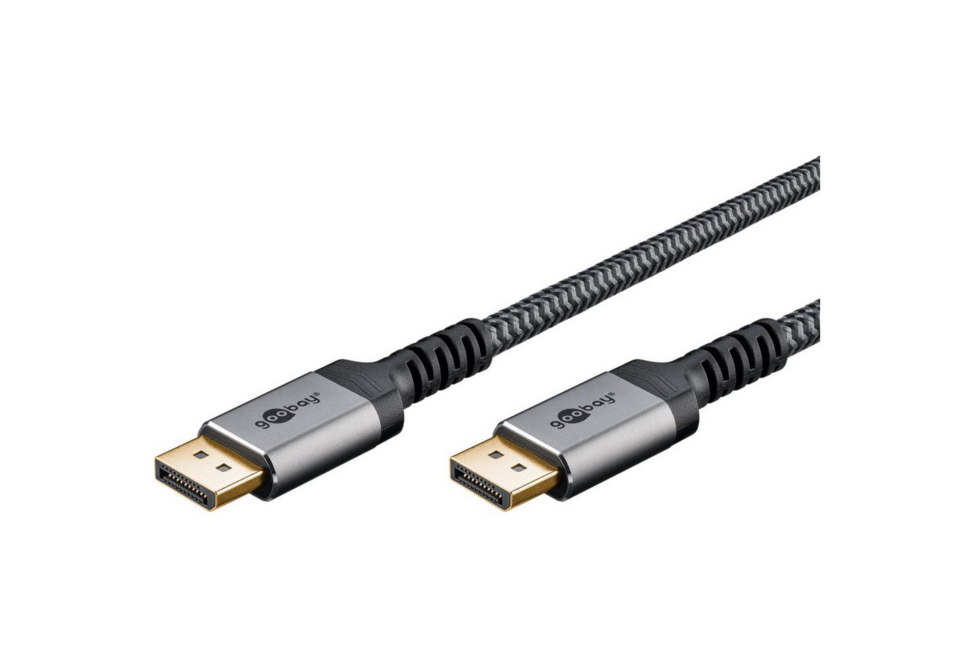 Goobay goobay Plus DisplayPort 1.4 Kabel, 8K @ 60Hz, (2 Video-Kabel Goobay goobay Plus DisplayPort 1.4 Kabel, 8K @ 60Hz, (2 Video-Kabel von Goobay