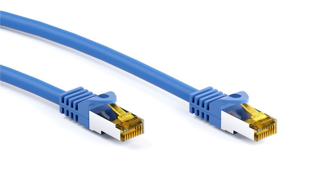 Goobay goobay RJ-45 Netzwerkkabel 2,0 m blau bis zu 10,00 Gbit/Sek. bis zu Netzwerk-Adapter von Goobay