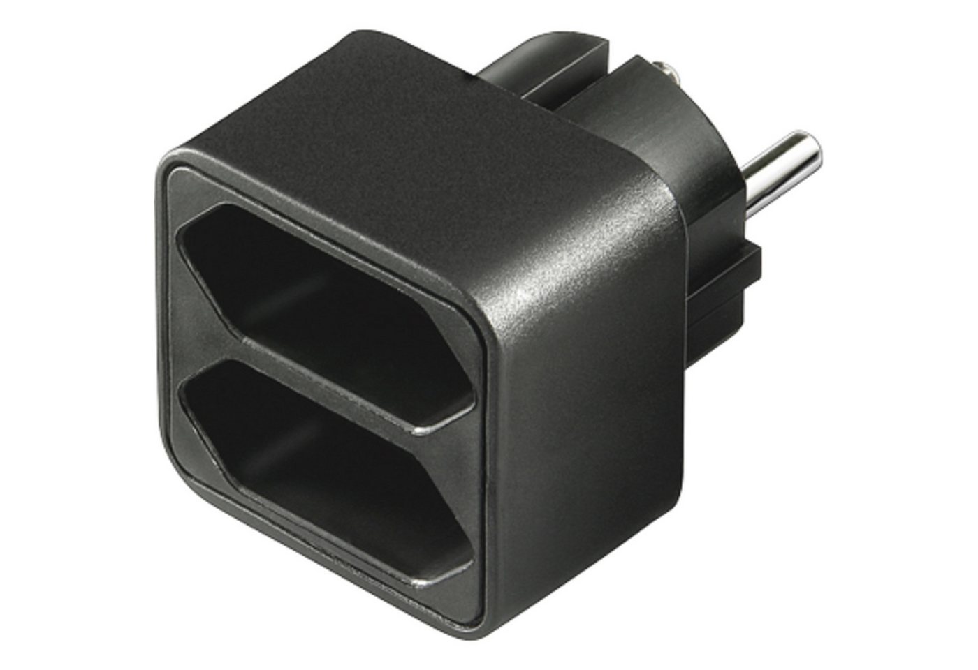 Goobay goobay Stromadapter 1x Schutzkontakt > 2x Euro, Adapter Goobay goobay Stromadapter 1x Schutzkontakt > 2x Euro, Adapter von Goobay
