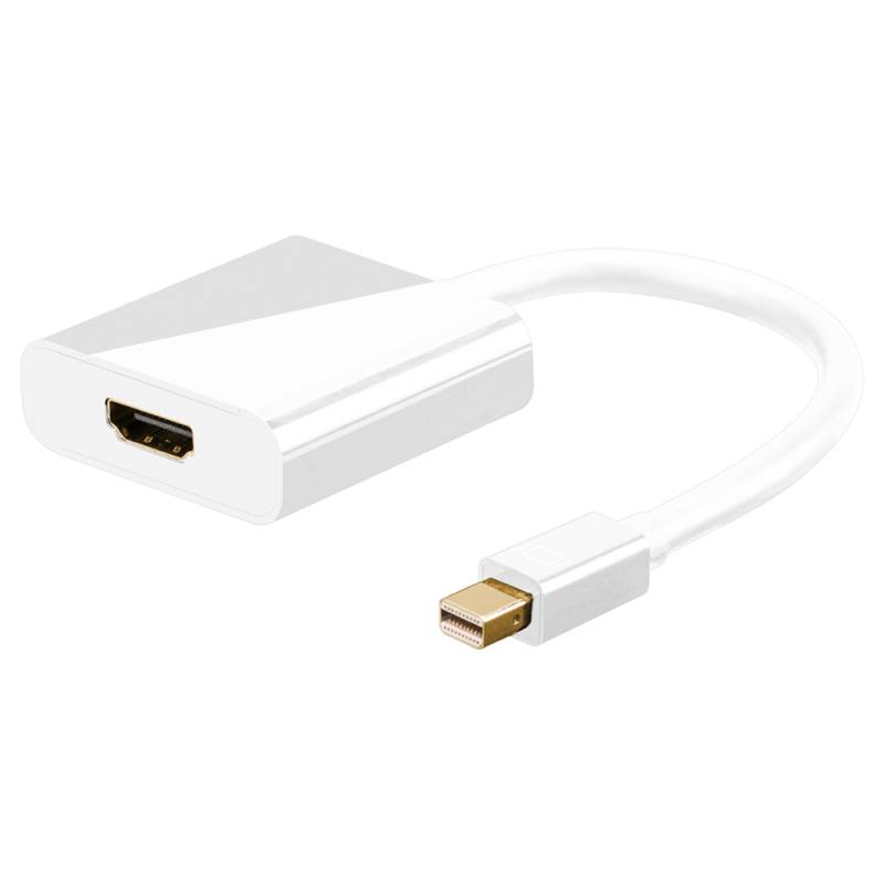 Goobay mini DisplayPort zu HDMI Adapter - A 382 (mini DP1.2 M/HDMIF)4K*2K@30Hz von Goobay
