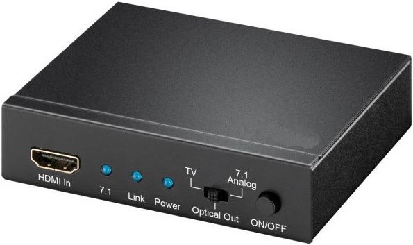 HDMI 4K2K 7.1 Audio Extractor von Goobay