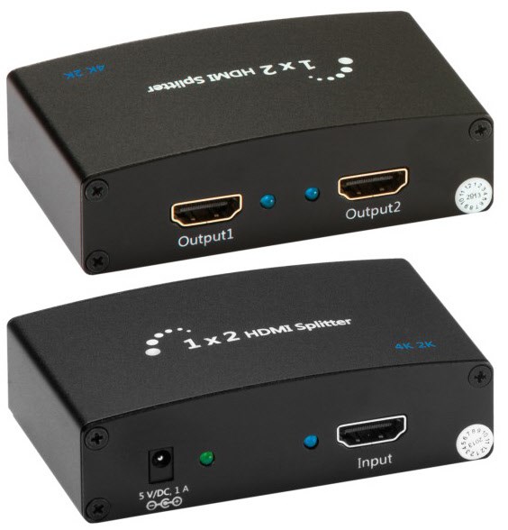 HDMI-Splitter/Verteiler 3D 4K x 2K von Goobay